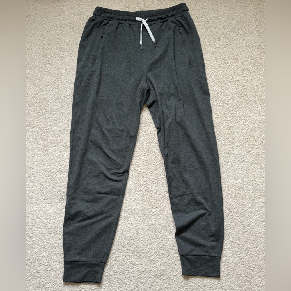 Vuori Dark Green Ponto Joggers